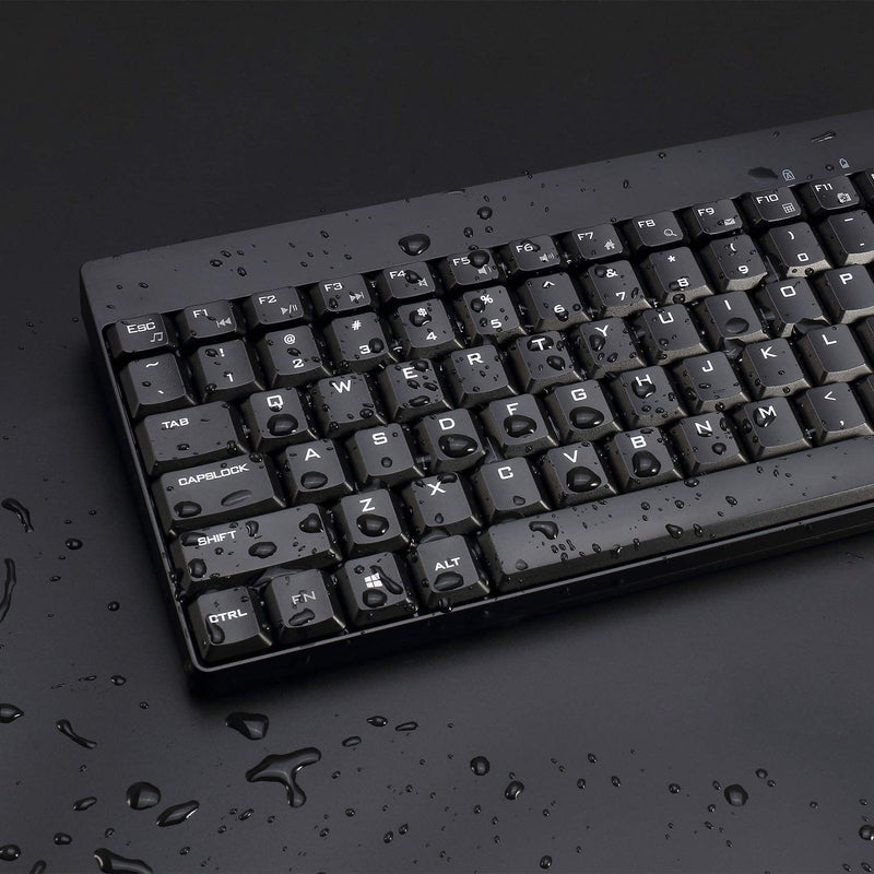 [Australia - AusPower] - Adesso WKB-1100CB Natural Ergonomic Wireless Spill Resistant Mini Keyboard & Mouse Combo 