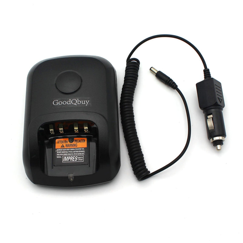 [Australia - AusPower] - GoodQbuy Ni-MH Ni-CD Li-ion 12V/24V Battery Charging Dock DC Adapter Car Charger is Compatible with Motorola Radios XPR7550 XPR-6300 XPR-6550 XiR P-8200 DP-3600 XPR6580 XPR6380 XIRP8260 XPR6500 