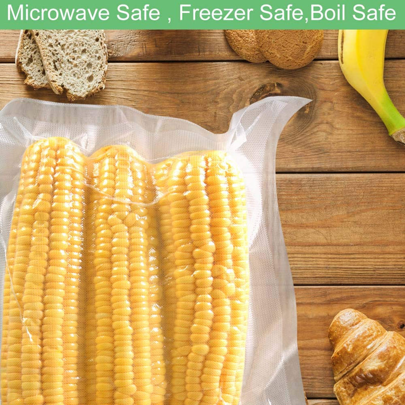 [Australia - AusPower] - O2frepak 100 Pint 6" x 10" Vacuum Sealer Bags with BPA Free and Puncture Prevention,Vacuum Seal Freezer Bags,Great for Sous Vide Vaccume Sealer PreCut Bags 6" x 10" Pint Size(100count) 