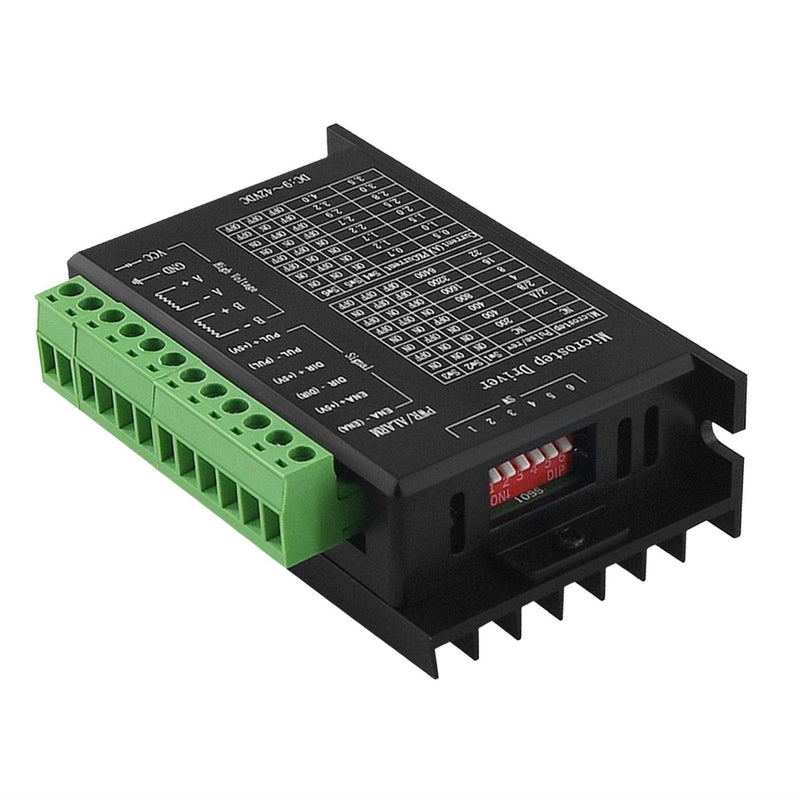 [Australia - AusPower] - OUYZGIA TB6600 Stepper Motor Drivers 4A Stepper Driver Controller for Nema 17, 23 and 34 Stepper Motor 32 Segments for 42 57 86 Stepper Motor Drivers, Upgraded Version-2PCS 2 