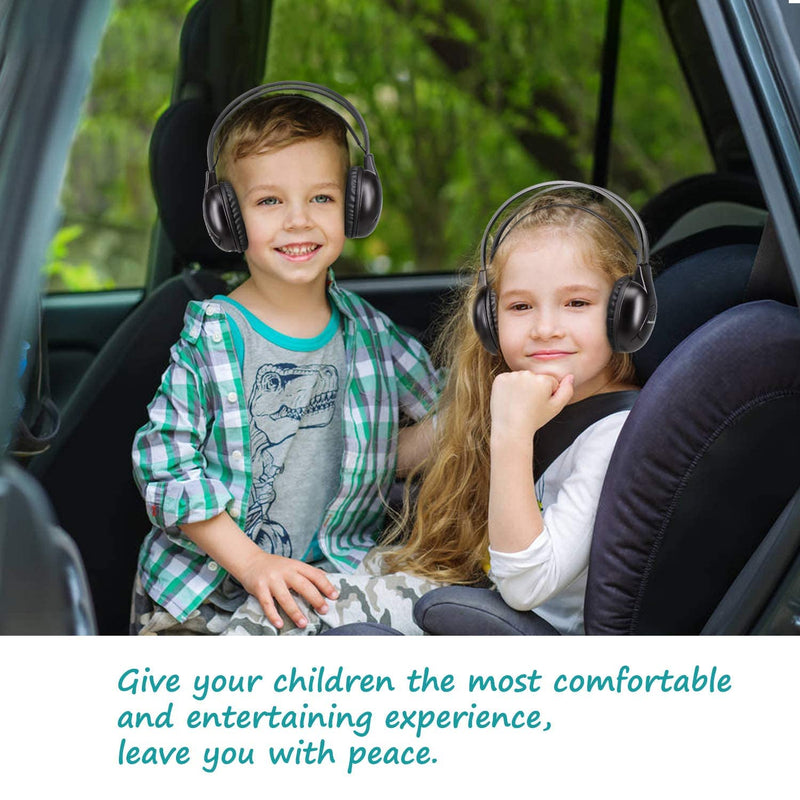 [Australia - AusPower] - Joanbro Infrared Wireless Car Headphones for Town & Country, Sienna, Sequoia, Odyssey, Grand Caravan, Durango, Tahoe, Suburban, Yukon (XL), Acadia, Escalade, Pathfinder, Quest, Enclave, uConnect VES 