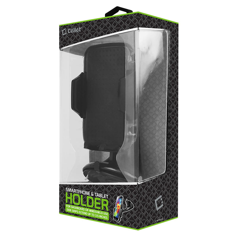 [Australia - AusPower] - Cellet PH675BK Windshield Car Phone Holder Mount, Universal Compatibility including Samsung Note 8 Galaxy S8/Plus/S7/Edge/S6/ S6 Edge Plus, iPhone X/8/8 Plus/6/6s Plus/5/5s, LG G5/G4, HTC 10 Black Phone Craddle Mount 