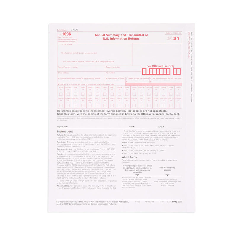 [Australia - AusPower] - Blue Summit Supplies 1099 NEC Tax Forms 2021 with 25 Self Seal Envelopes, 25 4 Part Tax Forms Kit, Compatible with QuickBooks and Accounting Software 