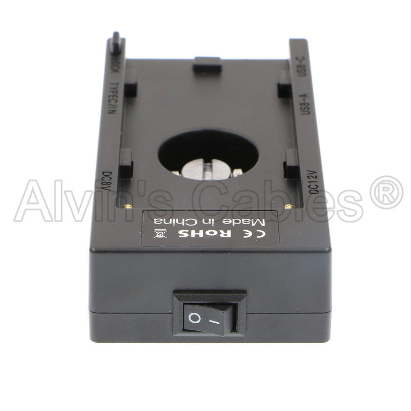 [Australia - AusPower] - Alvin’s Cables F970 F550 F770 Multi-Use Power Supply Adapter with DC 12V 8V Output USB-C 9V Fast Charging Type-C 5V Power Input for Sony NP-F Series Batteries 