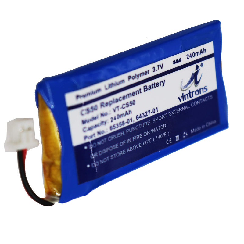 [Australia - AusPower] - VINTRONS 202599-03, 64327-01, 64399-01, 64399-03, CS50, CS55, Savi w720 Battery Replacement Compatible for Plantronics CS50, CS361, CS510, CS520, CS55, CS65, W710, W720, 