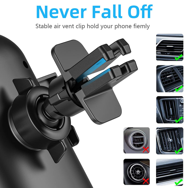 [Australia - AusPower] - Cell Phone Mount for Car,Car Phone Holder Air Vent for Samsung Galaxy S21 S20 S22 Plus Ultra FE 5G S10 S10E,A51 A71 5G A50 A12 A21,Google Pixel 6 Pro 4A 5 3A XL,Universal Cradle with Adjustable Clip 