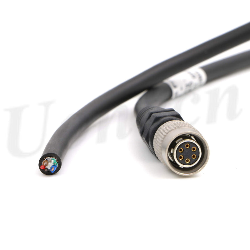 [Australia - AusPower] - Industrial Camera Power Trigger IO Signal Cable 6 Pin Hirose Female Plug for Basler AVT GIGE Sony CCD Industrial Camera 1 Meter Injection Version 1 Meter 