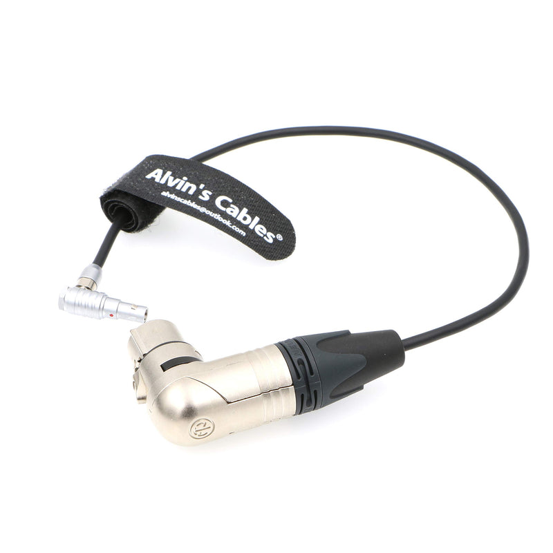 [Australia - AusPower] - Alvin's Cables 5 Pin 00 Right Angle Male to XLR 3 Pin 90 Degree Female Audio Cable for Z CAM E2 Camera 