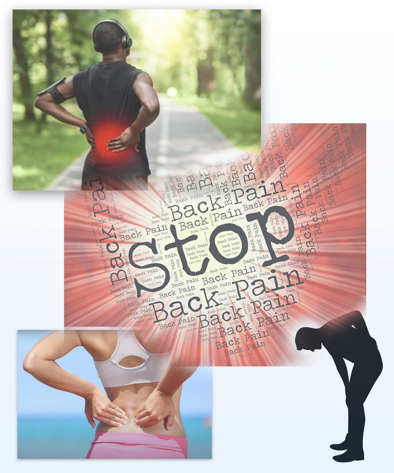 [Australia - AusPower] - ChiFit Multi-Level Back Stretching Device - Immediate Relief for Back Pain, Herniated Disc, Sciatica, Scoliosis,Lower and Upper Back Stretcher Support and Pain Relief Blue 