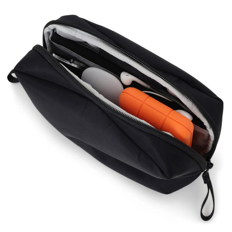 [Australia - AusPower] - Urth Zeolite Tech Organiser – Electronics Accessories Bag, Weatherproof + Recycled (Black) BLK 