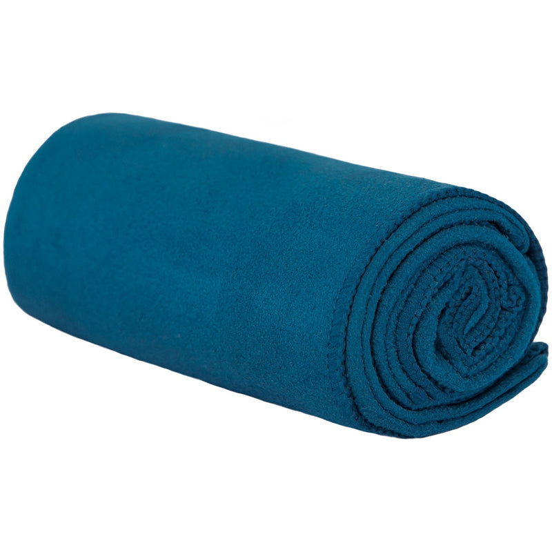 [Australia - AusPower] - GoSweat Non-Slip Hot Yoga Towel by Shandali with Super-Absorbent Soft Suede Microfiber in Many Colors, for Bikram Pilates and Yoga Mats. Evening Blue Standard - 26.5 x 72 