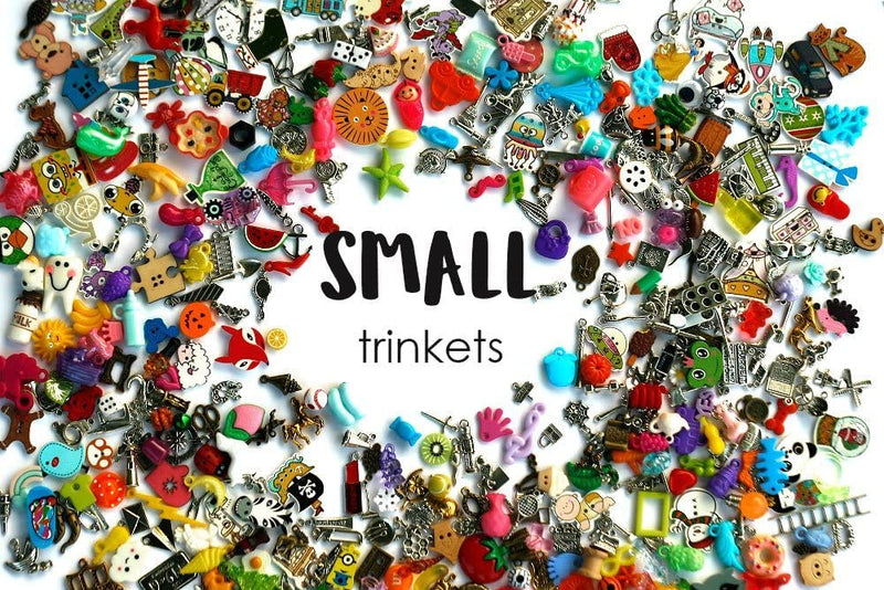 [Australia - AusPower] - Small Mixed I Spy trinkets for I spy Bag/Bottle, DIY Projects, Crafts, Scrapbooking, 1-3cm, Set of 50 trinkets 