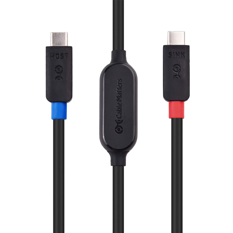[Australia - AusPower] - Cable Matters Active USB C Cable 10 ft with 4K Video, 10 Gbps Data Transfer and 60W Charging for Portable Monitor, Oculus Quest VR Headset, and More 
