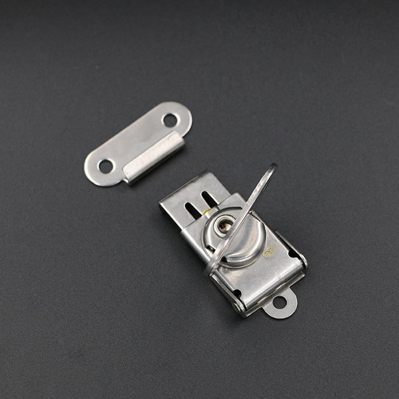 [Australia - AusPower] - YES Time 2 Pcs 304 Stainless Steel Wooden Box Chest Rotary Draw Latch Toggle Hasp Latch Lock Buckle 
