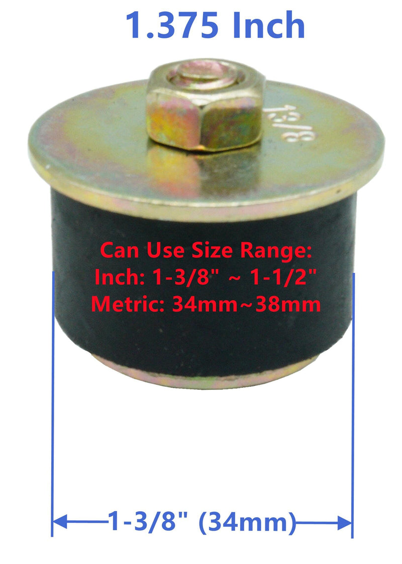 [Australia - AusPower] - Dsnaduo Automotive 4 pcs 1-3/8 inch to 1-1/2 inch Neoprene Expansion Plug 34mm-38mm Rubber Freeze Plug, Replace 570-008 02602 