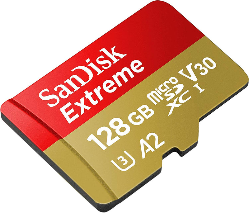 [Australia - AusPower] - SanDisk 128GB Memory Card Extreme Works with Gopro Hero 7 Black, Silver, Hero7 White UHS-1 U3 A2 Micro SDXC Bundle with Everything But Stromboli 3.0 Micro/SD Card Reader 