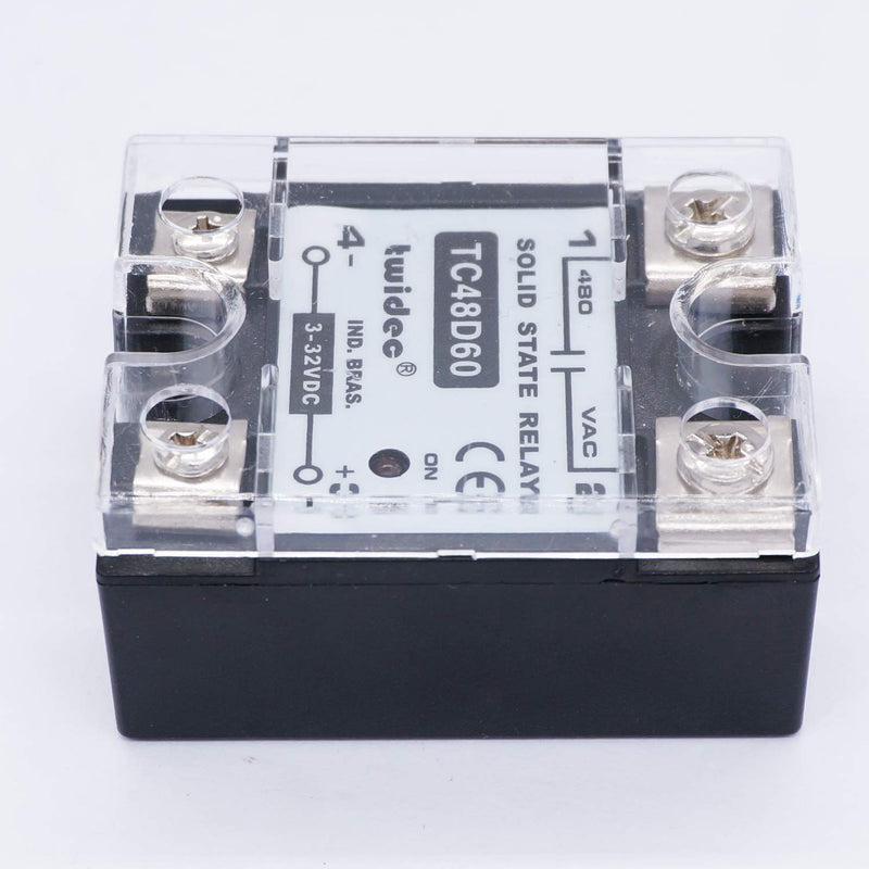 [Australia - AusPower] - Twidec/Output Single Phase SSR Solid State Relay 60A 3-32V DC to 24-480V AC SSR-60DA 