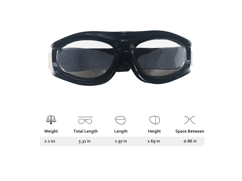 [Australia - AusPower] - Freebee Unisex Kids Sports Safety Glasses Protective Goggles for basketball soccer Black 