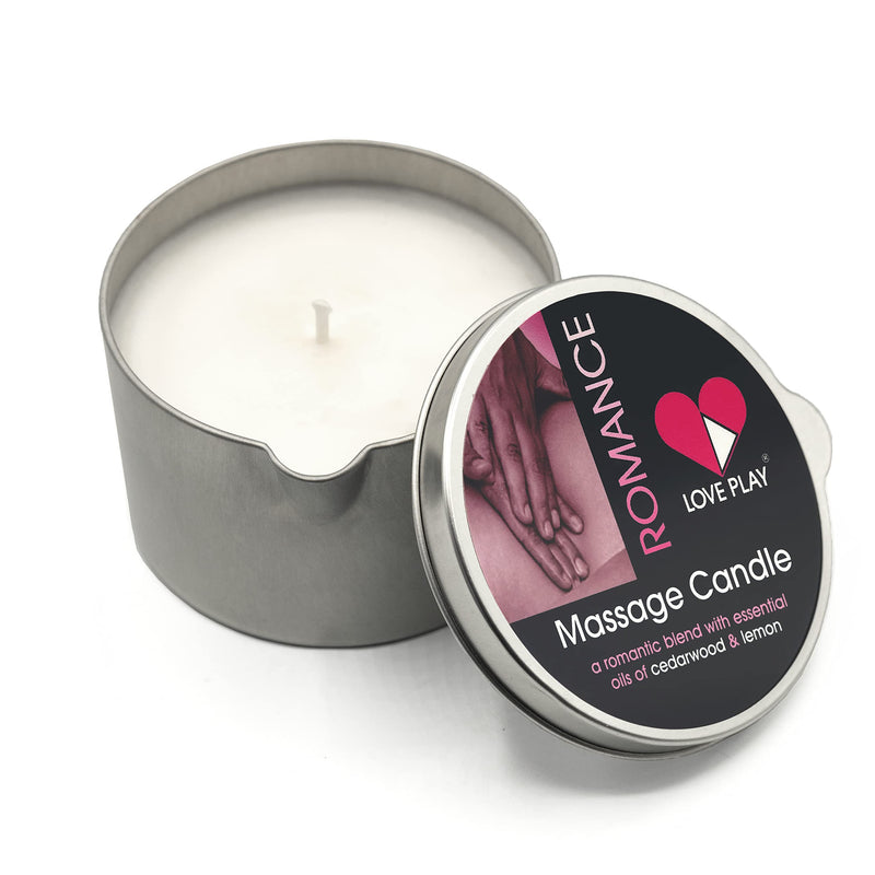 [Australia - AusPower] - LOVE PLAY Romance Massage Candle - Moisturizing Body Oil Candle for Couples and Home Spa - Luxurious & Hydrating Skin Care Body Massage Oils - Natural, Vegan (6.76oz) 