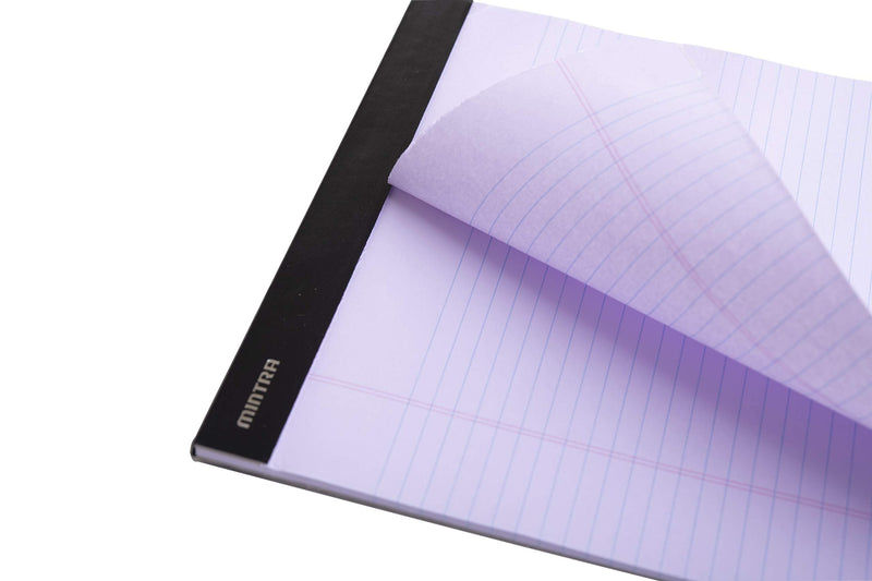 [Australia - AusPower] - Mintra Office Legal Pads - ((BASIC PASTEL 6pk, 5in X 8in, NARROW RULED)) - 50 Sheets per Notepad, Micro perforated Writing Pad, Notebook Paper for School, College, Office, Professional Basic 6pk (Pastel) 5in x 8in (Narrow Ruled) 