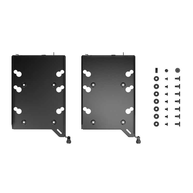 [Australia - AusPower] - Fractal Design Hard Drive Tray Kit – Type B for Define 7 and Meshify 2 Series - Black (2-Pack) 