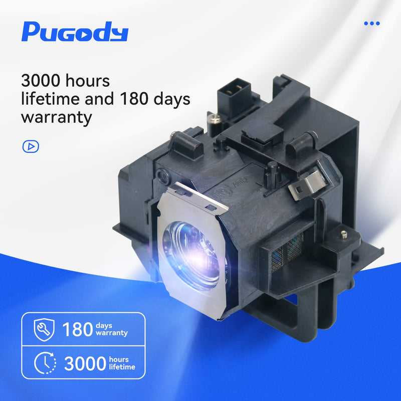 [Australia - AusPower] - Pugody ELPLP49/V13H010L49 Replacement Projector Lamp Bulb for Epson PowerLite Home Cinema 8350 8345 8500UB 8700UB 8100 6100 6500UB 7100 7500UB 9100 9350 9500UB 9700UB H291A H337A H373F H292A H293A 