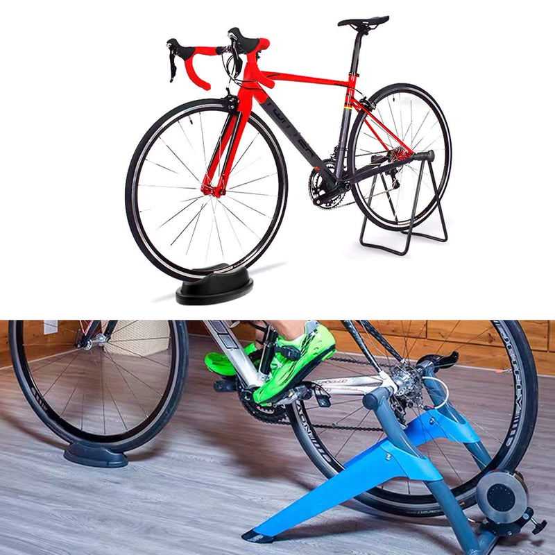 [Australia - AusPower] - TENINYU Front Wheel Riser, Heavy Duty Sturdy Molded Plastic Bicycle Stabilizing Leveling Block Support for Indoor Bike Trainers Training Exercises 