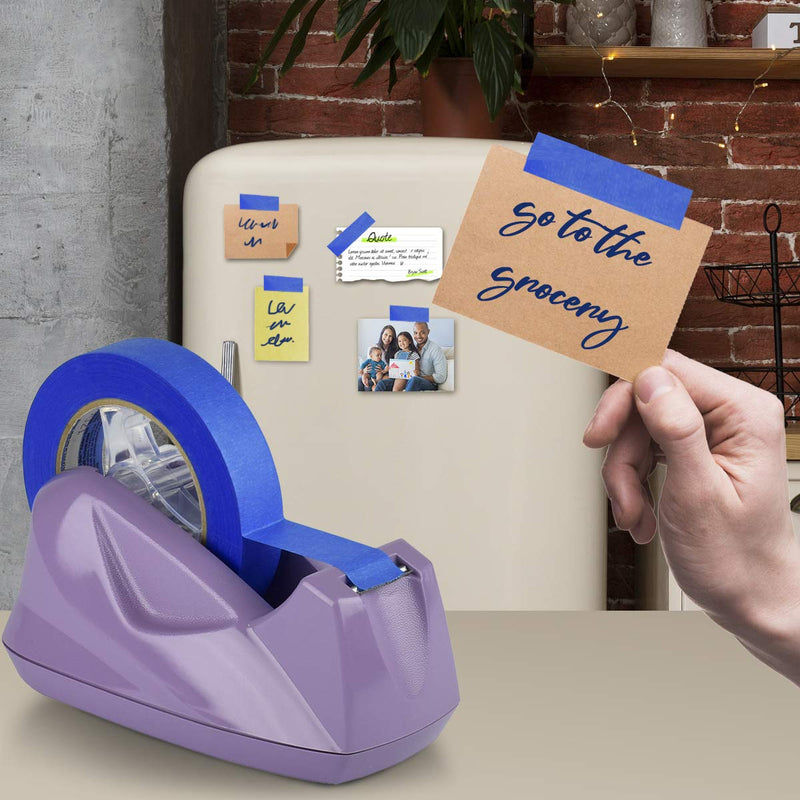 [Australia - AusPower] - Acrimet Premium Desktop Tape Dispenser Jumbo Non-Skid Base (Heavy Duty) (Purple Color) 