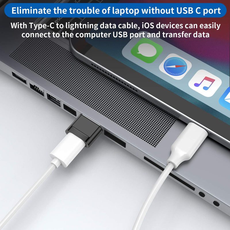[Australia - AusPower] - USB C Female to USB Male Adapter 4-Pack,Type C to USB A Charger Cable Adapter,Compatible with iPhone 11 12 13 Pro Max,iPad 2020,Samsung Galaxy Note 10 S20 Plus S20+ Ultra,Google Pixel 4 3 2 XL(Black) Black 
