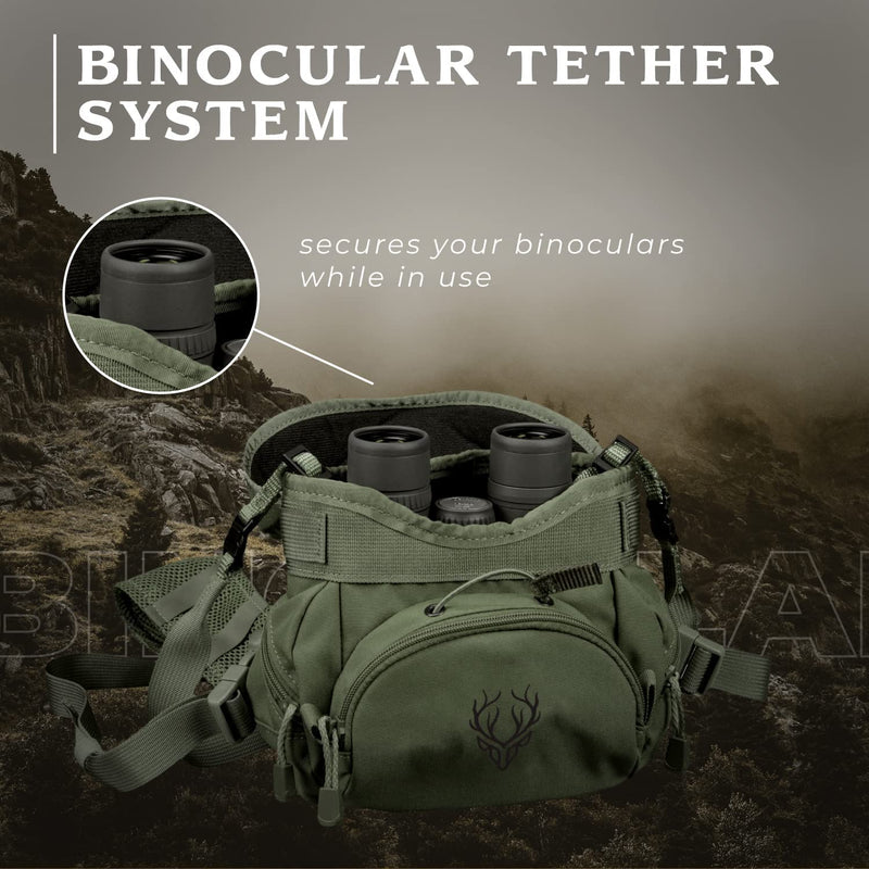 [Australia - AusPower] - Binocular Harness Chest Pack for Men and Women - Our Bino Harness and case is Great for Hunting, Hiking, and Shooting - Bino Straps Secure Your Binoculars - Holds rangefinders, Phones, Bullets, ect 