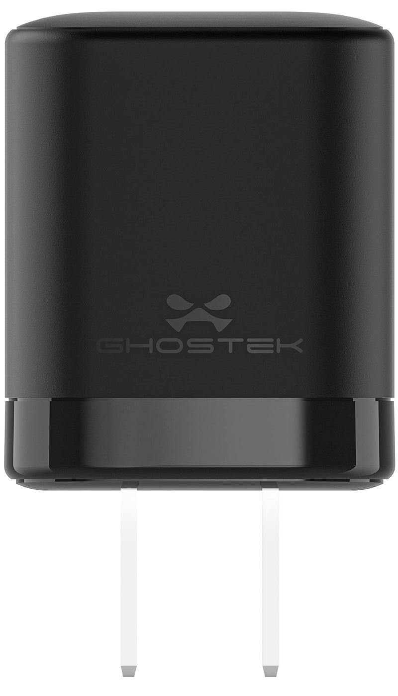[Australia - AusPower] - Ghostek NRGlink Portable 20W USB-C Charging Block Wall Adapter Power Brick Box with Fast Chargers Speed Compatible with Apple iPhone 13 Pro Max, Samsung Galaxy S22 Ultra, Google Pixel 6 Pro 5G (Black) Black 