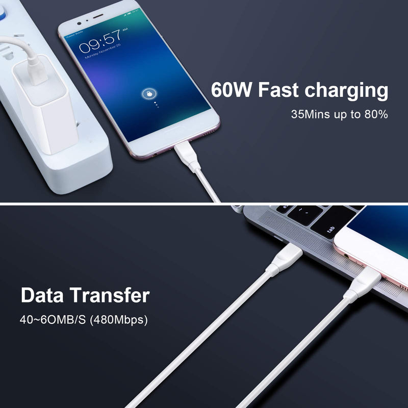 [Australia - AusPower] - 20W USB C Charger Pixel 6 Fast Charger for Google Pixel 6 Pro 6 5a 5 4 XL 4a 3a XL 3XL 2,Samsung S22 S21 S20 Z Flip 3 A12 A13 A02S A03S A32, 3A PD Power Adapter Block Wall Plug+6FT Type C to C Cable White 
