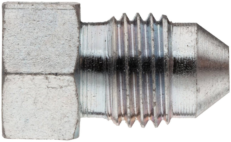 [Australia - AusPower] - Brennan 2408-04 Steel JIC Flared Tube Fitting, Plug, 1/4" 0.25 Inch 