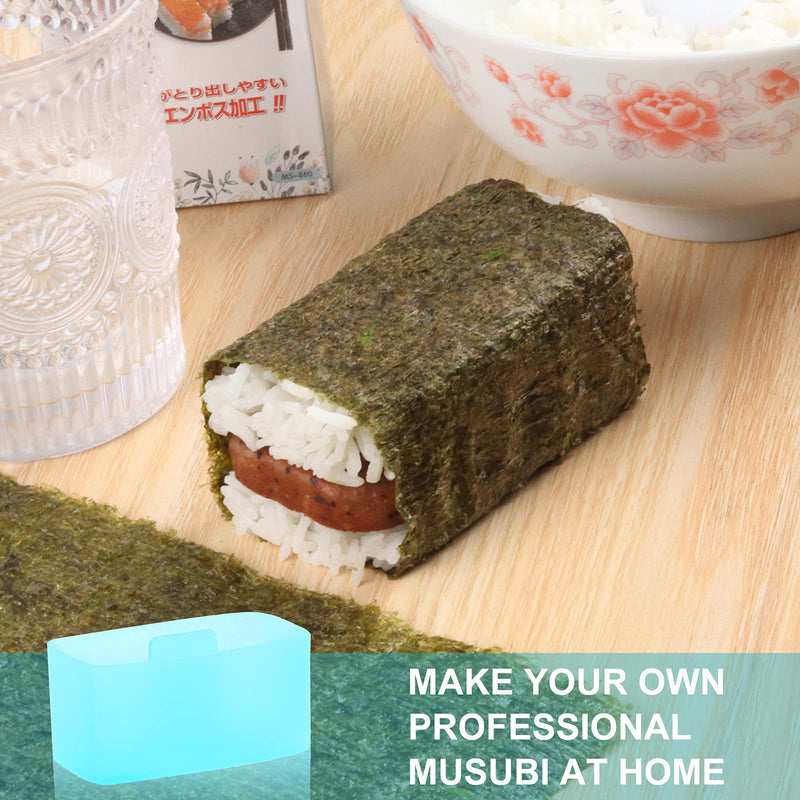 [Australia - AusPower] - Non Stick Musubi Maker Press, Non Toxic Onigiri Sushi Rice Mold, Spams Musubi Luncheon Meat Maker Mold with Small Rice Paddle (1 Pack) 1 