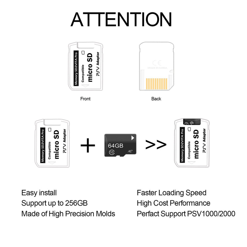 [Australia - AusPower] - Sd2Vita Pro Adapter 3.0 Compatible with Ps Vita 3.60 Henkaku Micro Sd Memory Card Psvita 