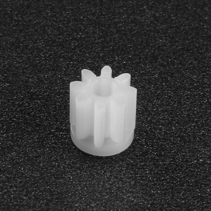 [Australia - AusPower] - uxcell 50pcs Plastic Gears 8 Teeth 082A Reduction Gear Plastic Worm Gears for RC Car Robot Motor 