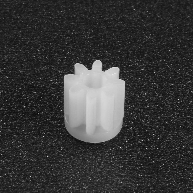 [Australia - AusPower] - uxcell 20pcs Plastic Gears 8 Teeth Model 082A Reduction Gear Plastic Worm Gears for RC Car Robot Motor 