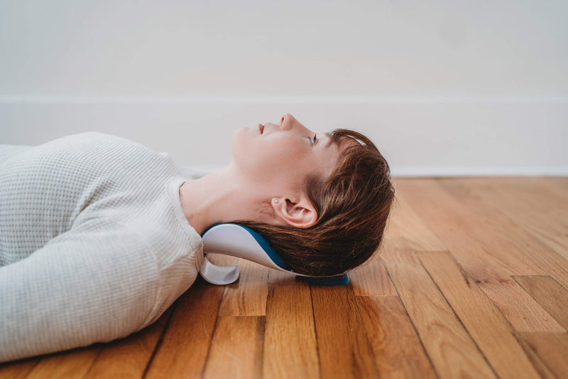 [Australia - AusPower] - Kanjo Neck Pain Relief Support Cradle | Neck Cushion & Cervical Traction Device for Neck Pain | Neck Alignment Cradle & Neck Rest for Relaxation and Pain Relief | FSA & HSA Eligible 