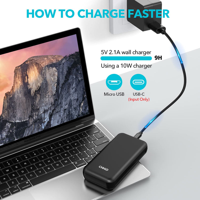 [Australia - AusPower] - CHHID LCD Display Portable Charger Power Bank,Dual USB 26800mAh Phone Charger,5V 2A Battery Pack for Heated Vest,Heated Jacket,iPhone,Android etc. 