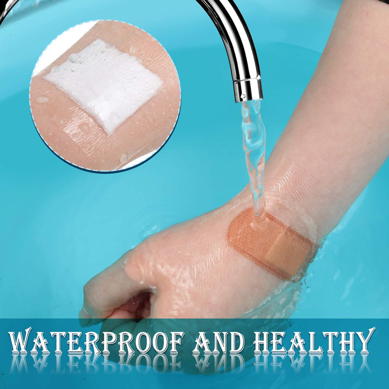 [Australia - AusPower] - 4 Rolls Transparent Stretch Adhesive Bandages Waterproof Clear Bandage Protective Adhesive Bandages Dressing Tape (4 Inch x 5.47 Yard) 4x196.92 Inch (Pack of 4) 