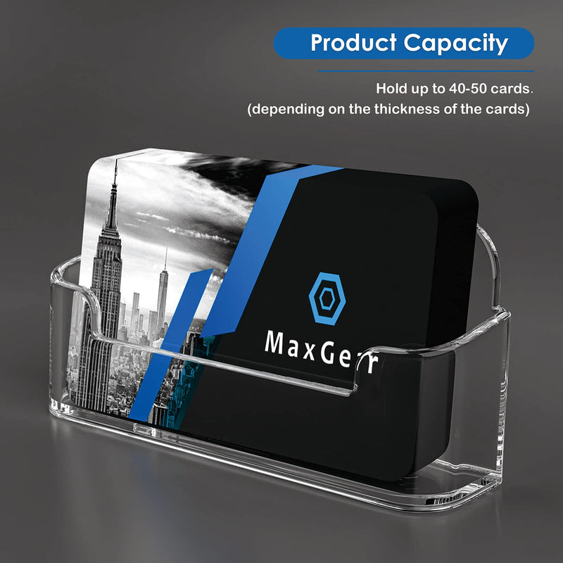 [Australia - AusPower] - MaxGear Clear Business Card Holder Sign Holder 