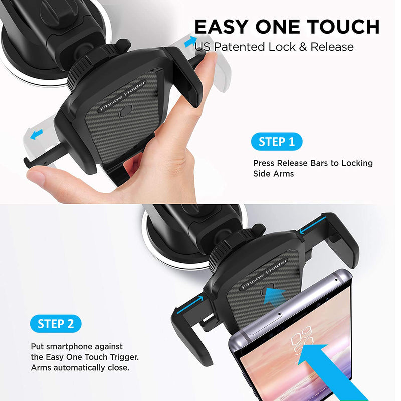 [Australia - AusPower] - Car Phone Mount Holder for Samsung Galaxy A51 A71 A52 A32 5G S10 S10E S10+ S9 S8 Plus A02S,Note 20 Ultra 10 9,A72 A70 A80,J7 J3 A6,LG K40 K30,T-Mobile Revvl 5G/4 4+,Dashboard Windshield+Air Vent Clip 