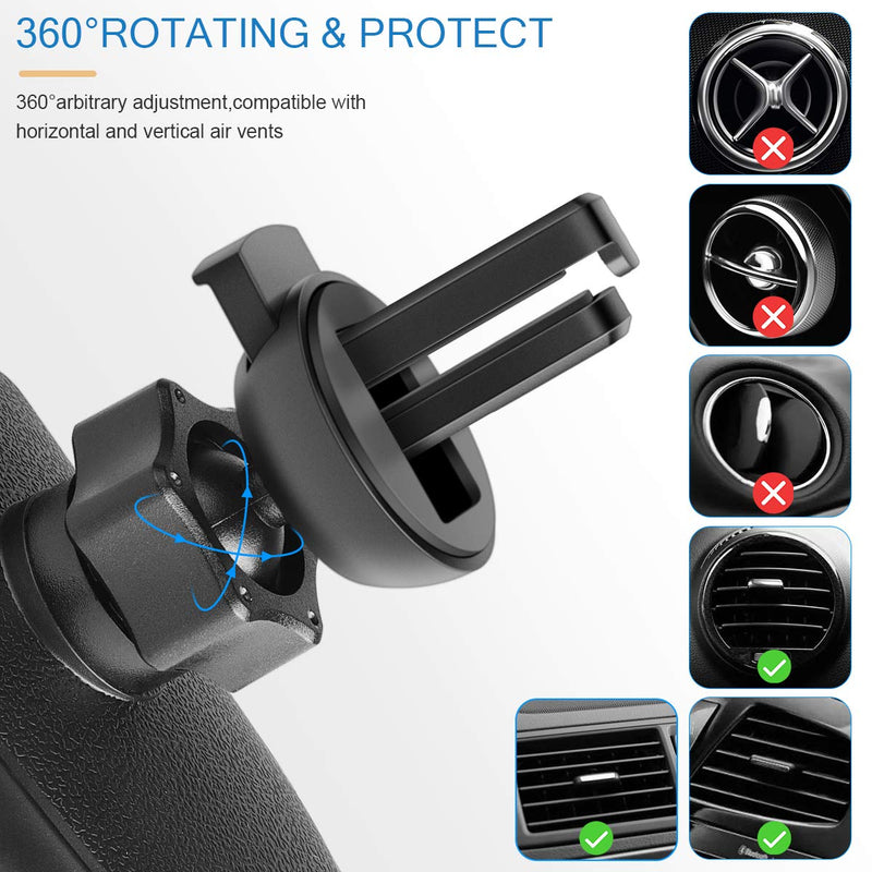 [Australia - AusPower] - Wireless Car Charger 10W Qi Fast Charging Auto-Clamping Phone Mount Air Vent Phone Holder Compatible with iPhone11/11Pro/11ProMax/XS/X/8/8+ Samsung S10/S10+/S9/S9+/S8/S8+/Note (R--Twilight) 