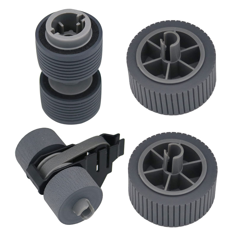 [Australia - AusPower] - Intendvision Replacement Scanner Brake Roller and Pick Roller Set Compatible with for Fujitsu fi-7600 fi-7700 fi-7700S, Part No PA03740-K010 PA03740-K011 