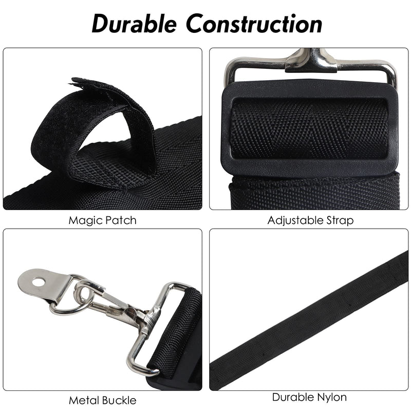 [Australia - AusPower] - Dr.Fish Vehicle Fishing Rod Holder 7 Rod Capacity, Heavy Duty Nylon Adjustable 30-60 Inch, Car Rod Carrier Fishing Pole Rack Belt Strap for SUV Trucks Vans 29-60" 