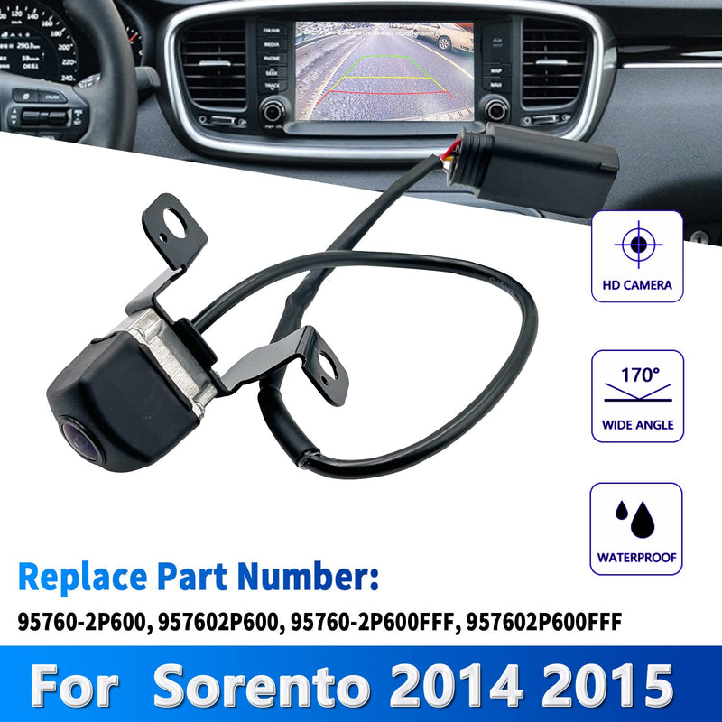 [Australia - AusPower] - Rear View Back Up Camera Multiangle Views Compatible with Kia Sorento 2014-2015 Replaces 95760-2P600 95760-2P600FFF 