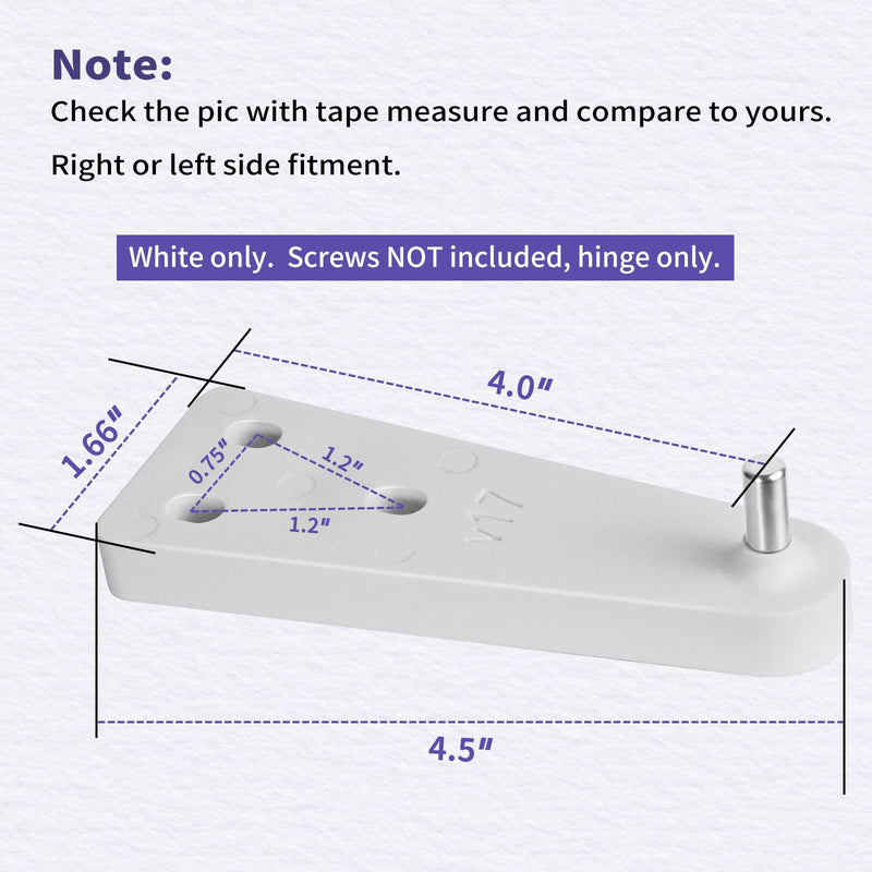 [Australia - AusPower] - Vsttar 302985 & 303001 Mini Compact Freezer Top Hinge Compatible with Kenmore Maytag Frigidaire Sanyo 