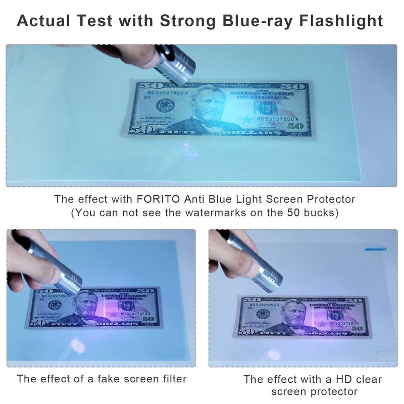 [Australia - AusPower] - 2 Pack 14 Inch Anti Blue Light Screen Protector, F FORITO Blue Light Blocking & Anti Glare Screen Film for All 14" with 16:9 Aspect Ratio Laptop - Matte For 11-17.3 Laptop 