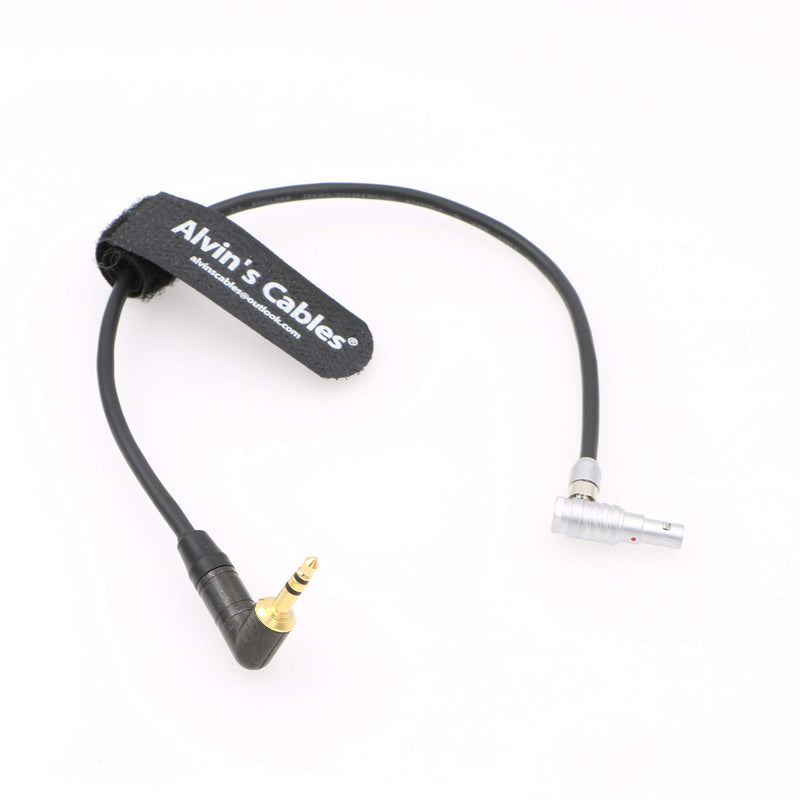 [Australia - AusPower] - Alvin's Cables 5 Pin Right Angle Male to Right Angle 3.5mm TRS Audio Cable for Z CAM E2 Camera 25cm 