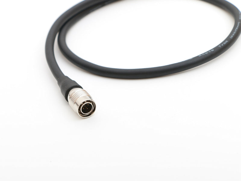 [Australia - AusPower] - Male D-tap to 4pin Hirose Male Power Cable 1.6ft 50cm for ZAXCOM Sound Devices 